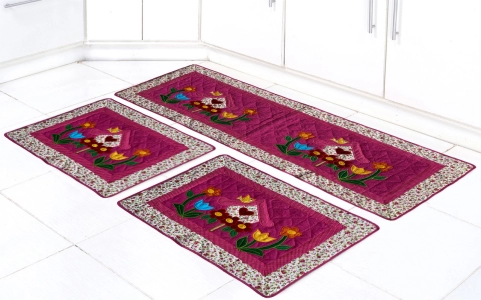 JOGO DE PASSADEIRA CASA FLORES