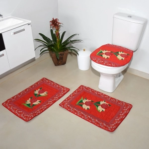 JOGO DE BANHEIRO TULIPA NOVA 3 PEÇAS