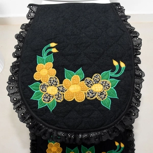 JOGO DE BANHEIRO FLOR 3 PEÇAS