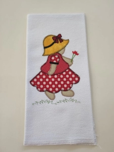 KIT COM 7 GUARDANAPOS P/ ACABAMENTO - CASA E FLORES