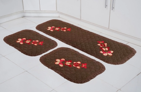 JOGO DE PASSADEIRA BORBOLETAS 3 PEÇAS